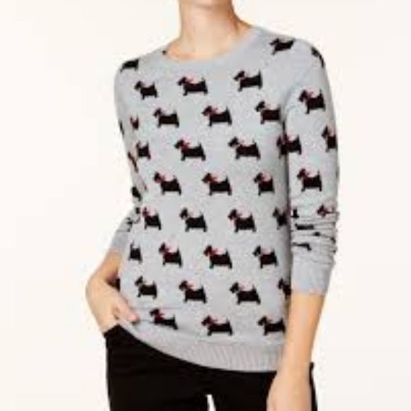Charter Club Sweaters - Charter Club Scottie Dog Novelty Sweater